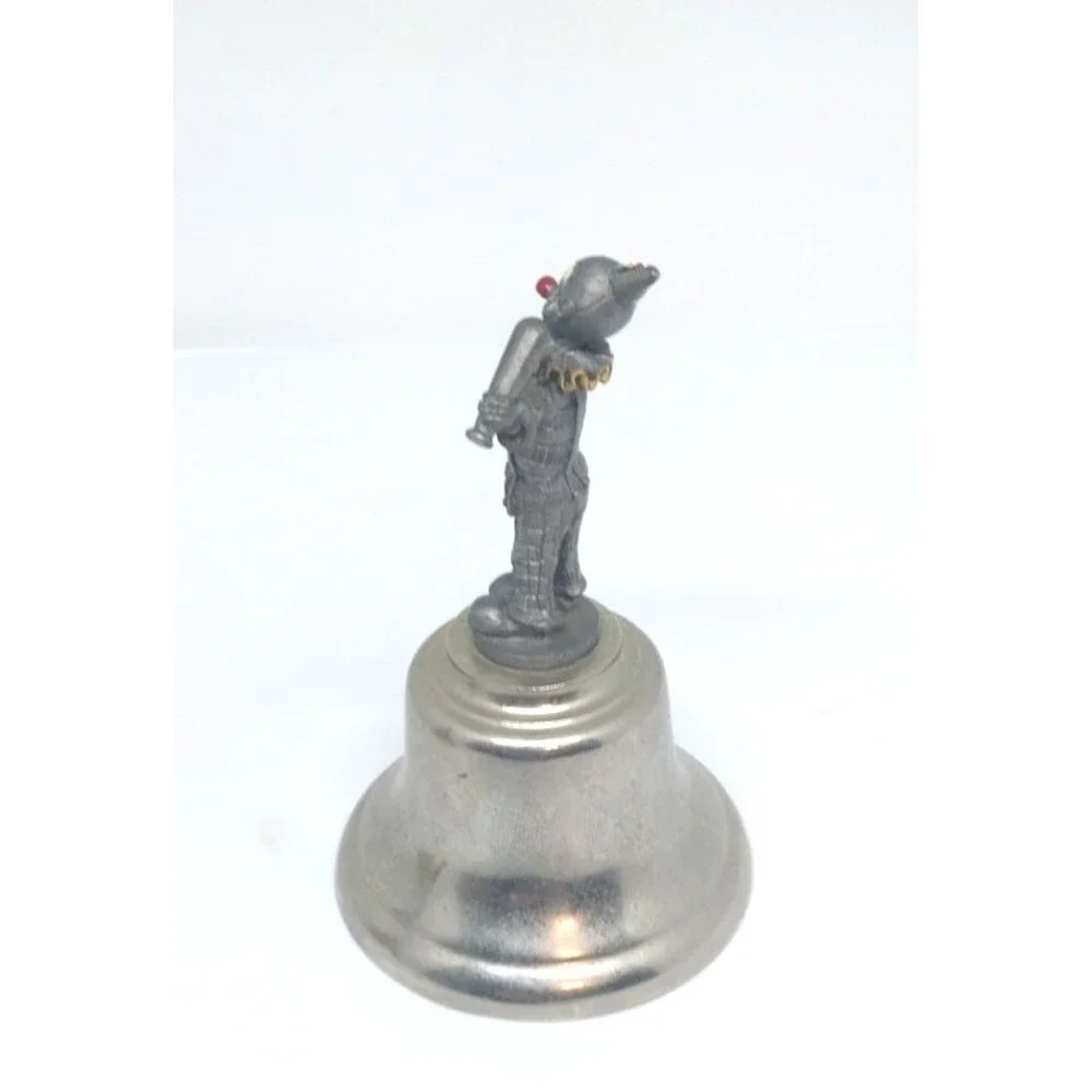 VTG Pewter  Juggling Clown Metal Standing 4